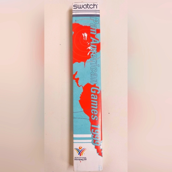 Swatch Watch COOL FRED Pan American Games GK150pack Limited Packaging's NEW - Picture 9 of 9